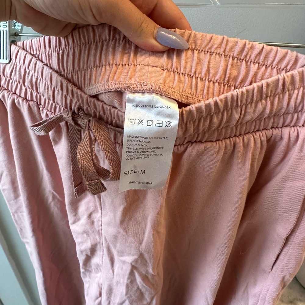 Pink Amazon sweatpants